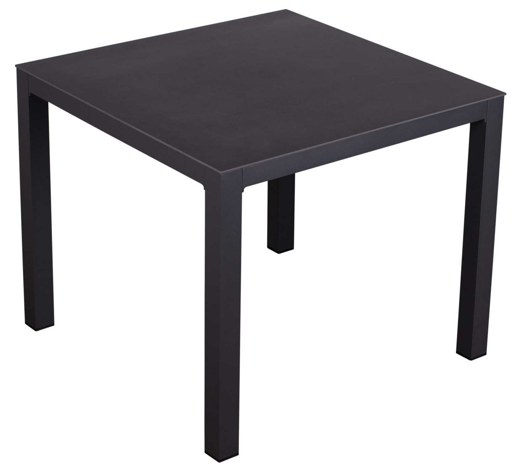 Gartenmöbelset Diningsessel Alicante terracotta mit Tisch Tarifa 90x90cm